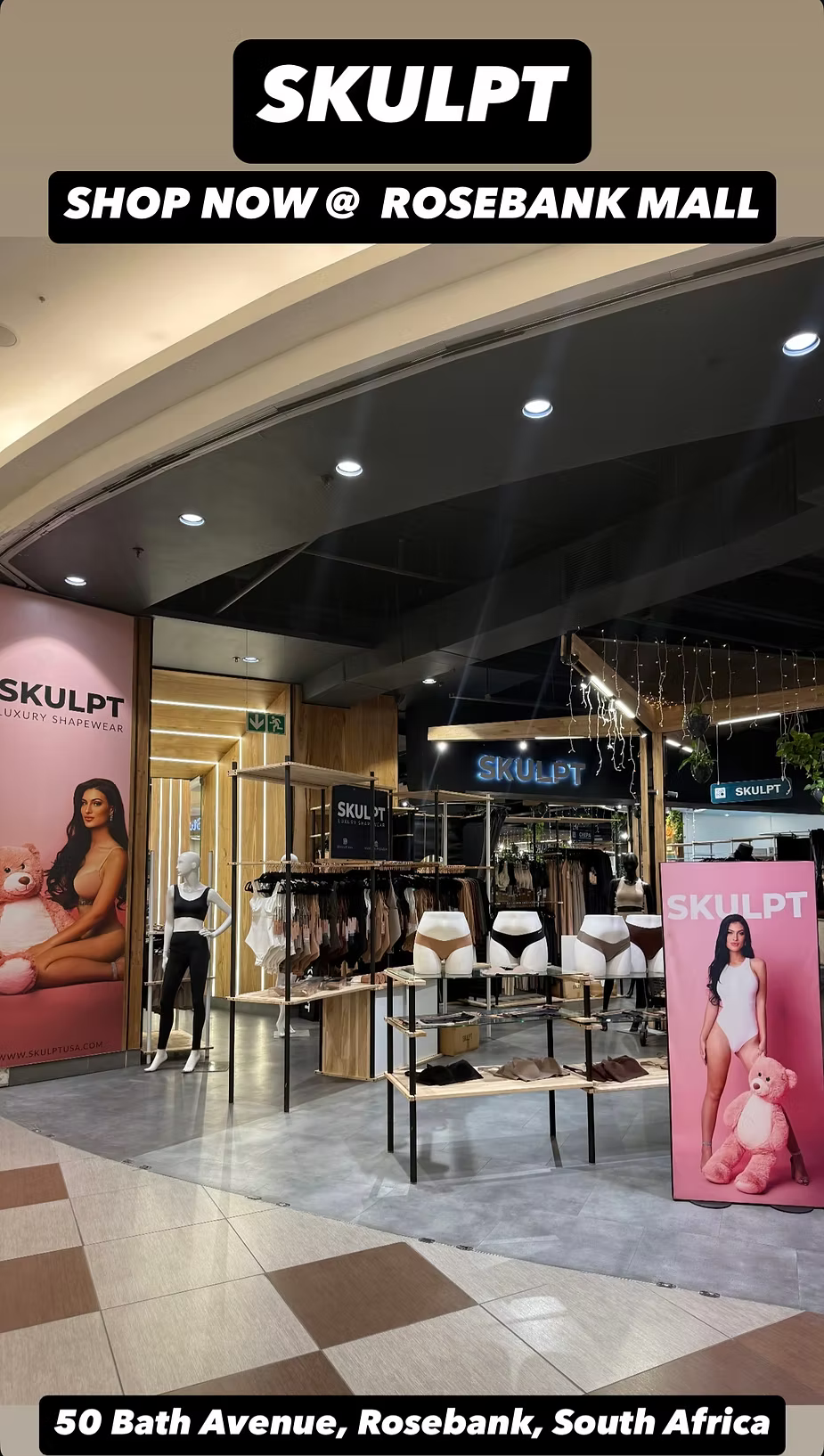 SKULPT Lands in Rosebank Mall: Your New Destination for Size-Inclusive Style