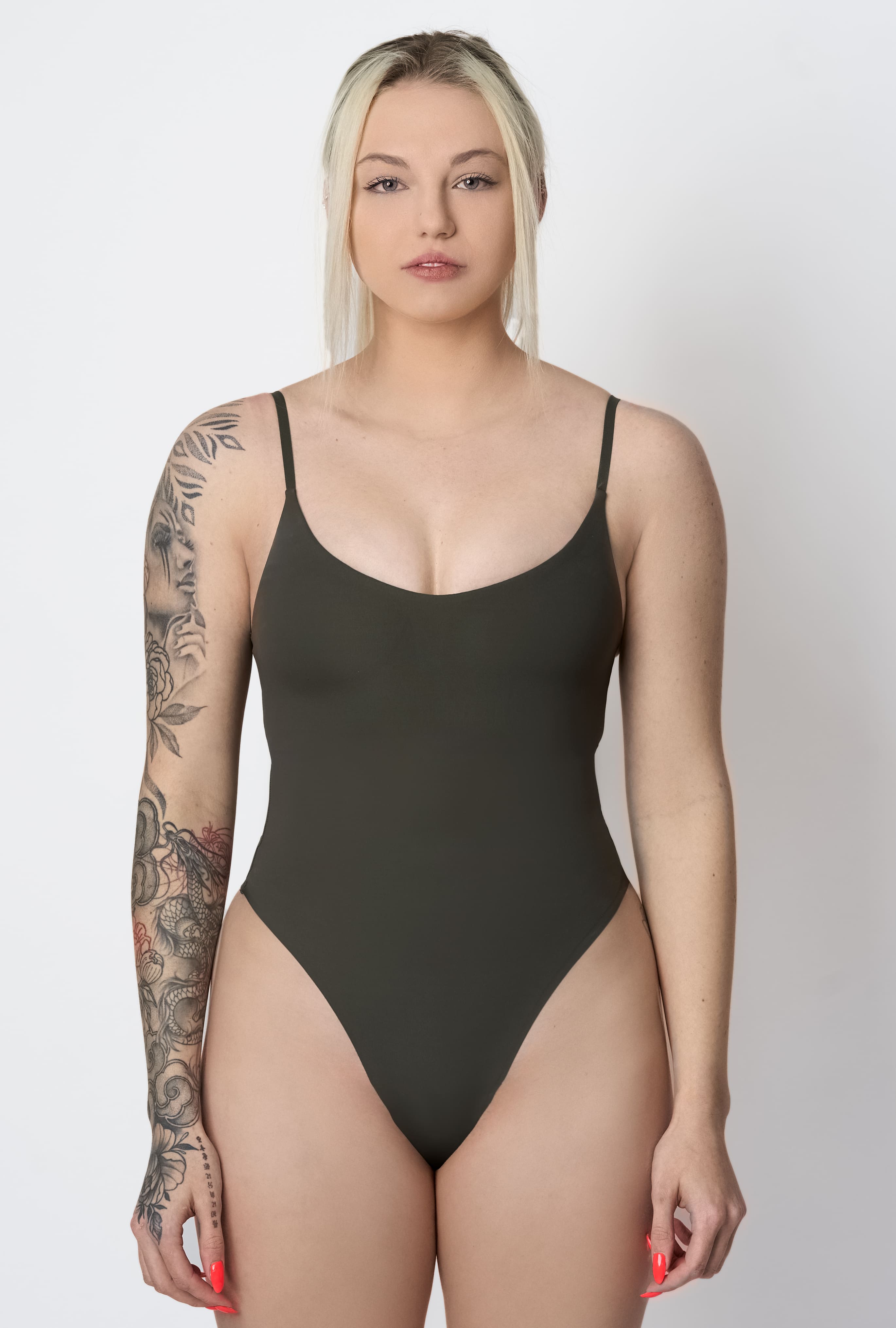 SCOOP NECK CAMI BODYSUIT image 5