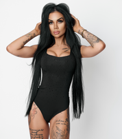 SLEIGH SQUARE NECK BODYSUIT