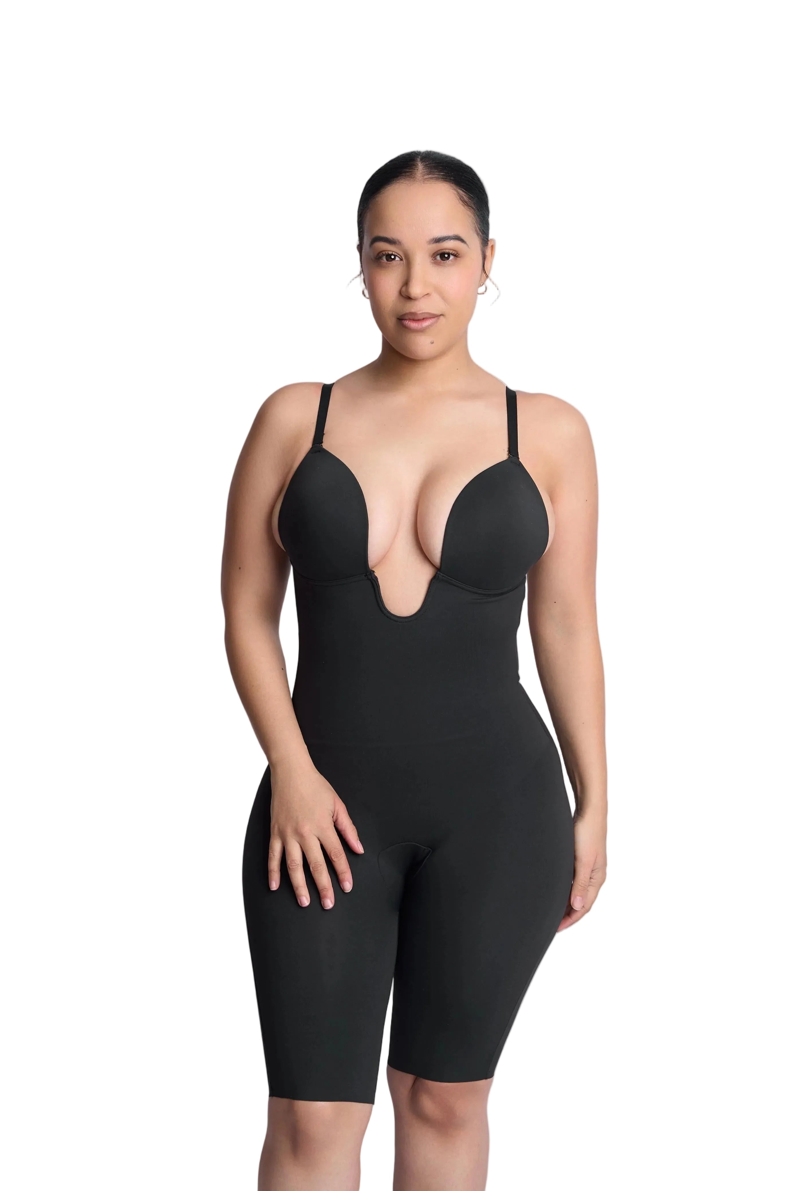 Eclipse Bodysuit Front in Black Color
