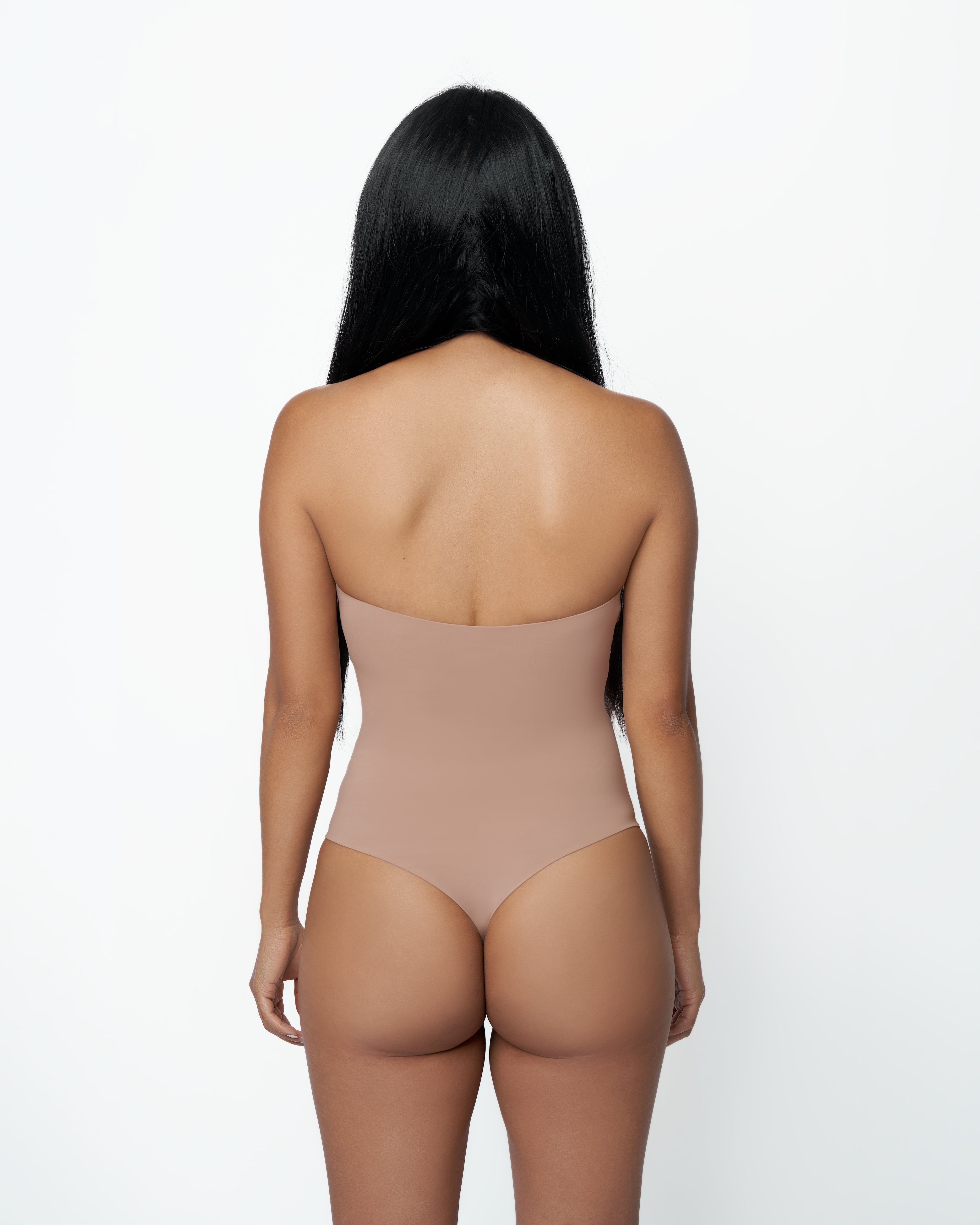 SKULPT Bandeau Bodysuit – strapless waist cinching bodysuit, view 5