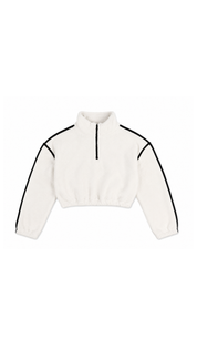 SKULPT Cloud Fleece Pullover – fluffy fleece pullover for women, view 2