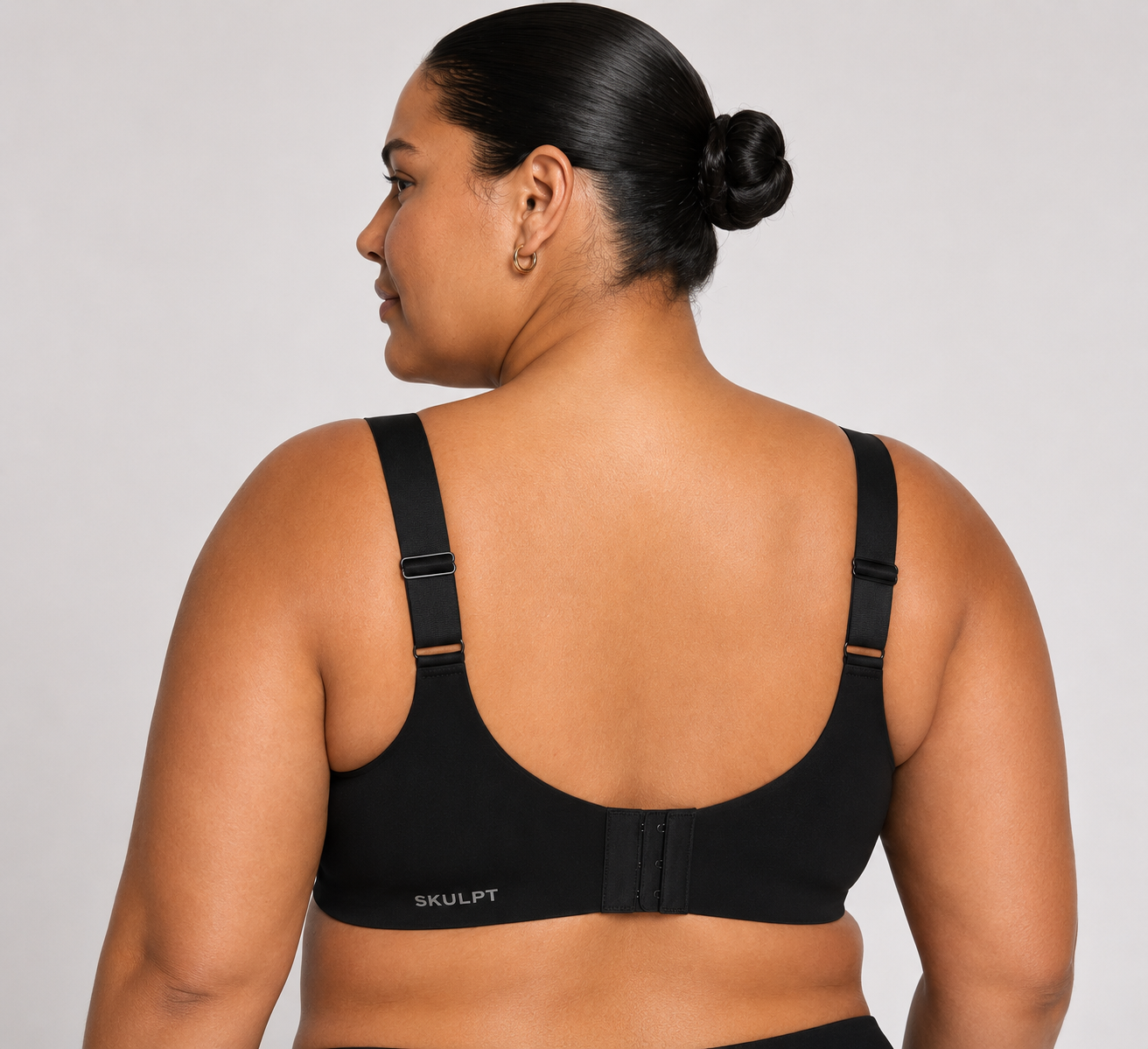 SKULPT Luna Plus+ Bra – plus size wireless bra, view 2