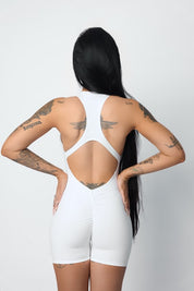 SKULPT Luxe-Drift Romper – sculpting scrunch bum romper, view 4