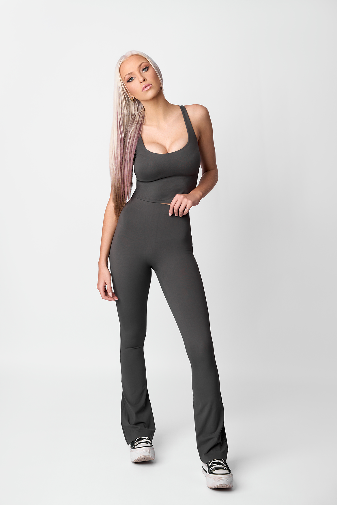 SKULPT LuxeLift Flared Pant – sculpting flared leggings, view 12