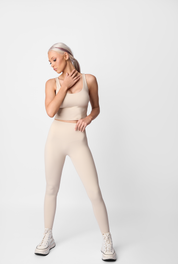 SKULPT LuxeLift Legging in Dune – tummy control booty lifting leggings