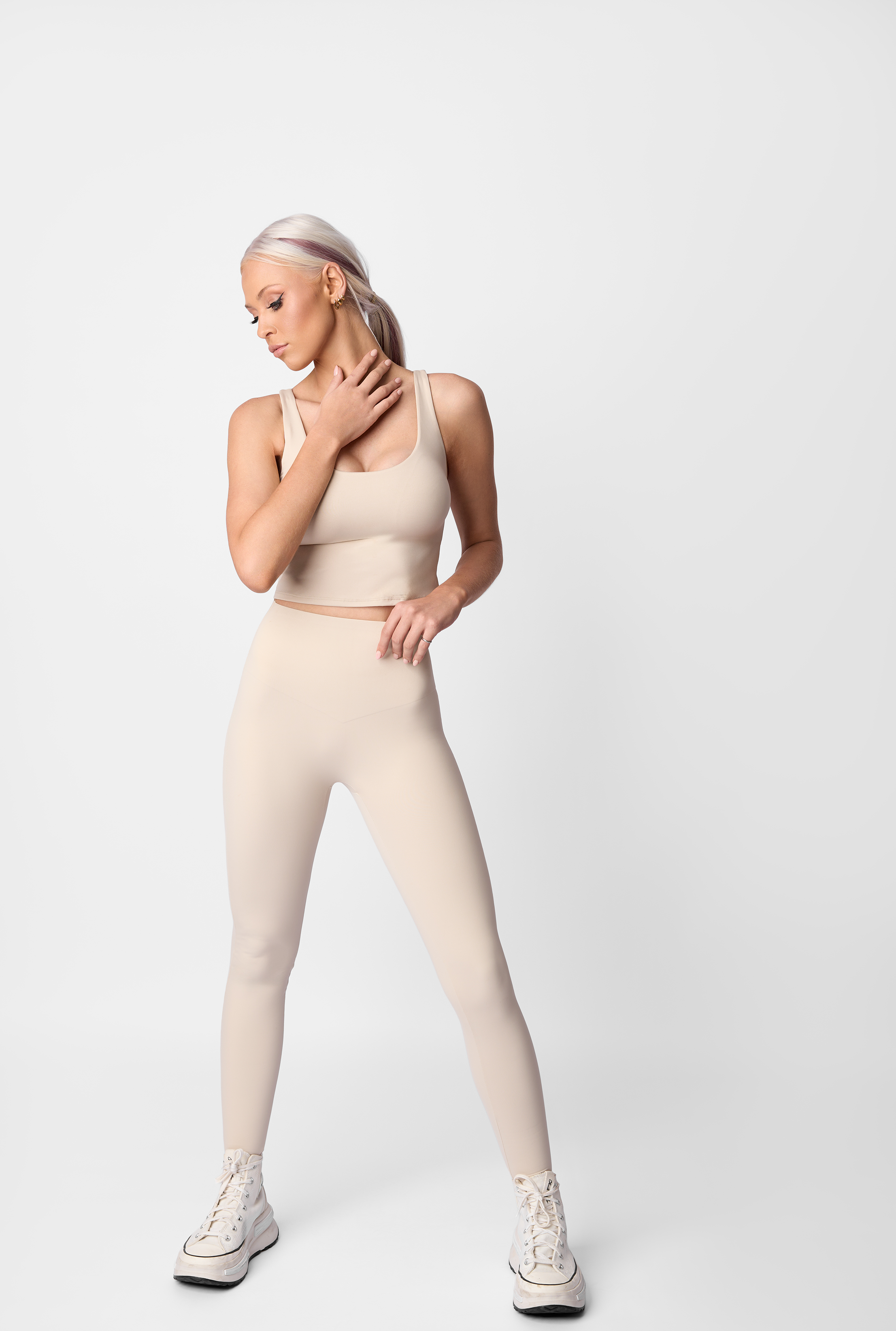 SKULPT LuxeLift Legging in Dune – tummy control booty lifting leggings