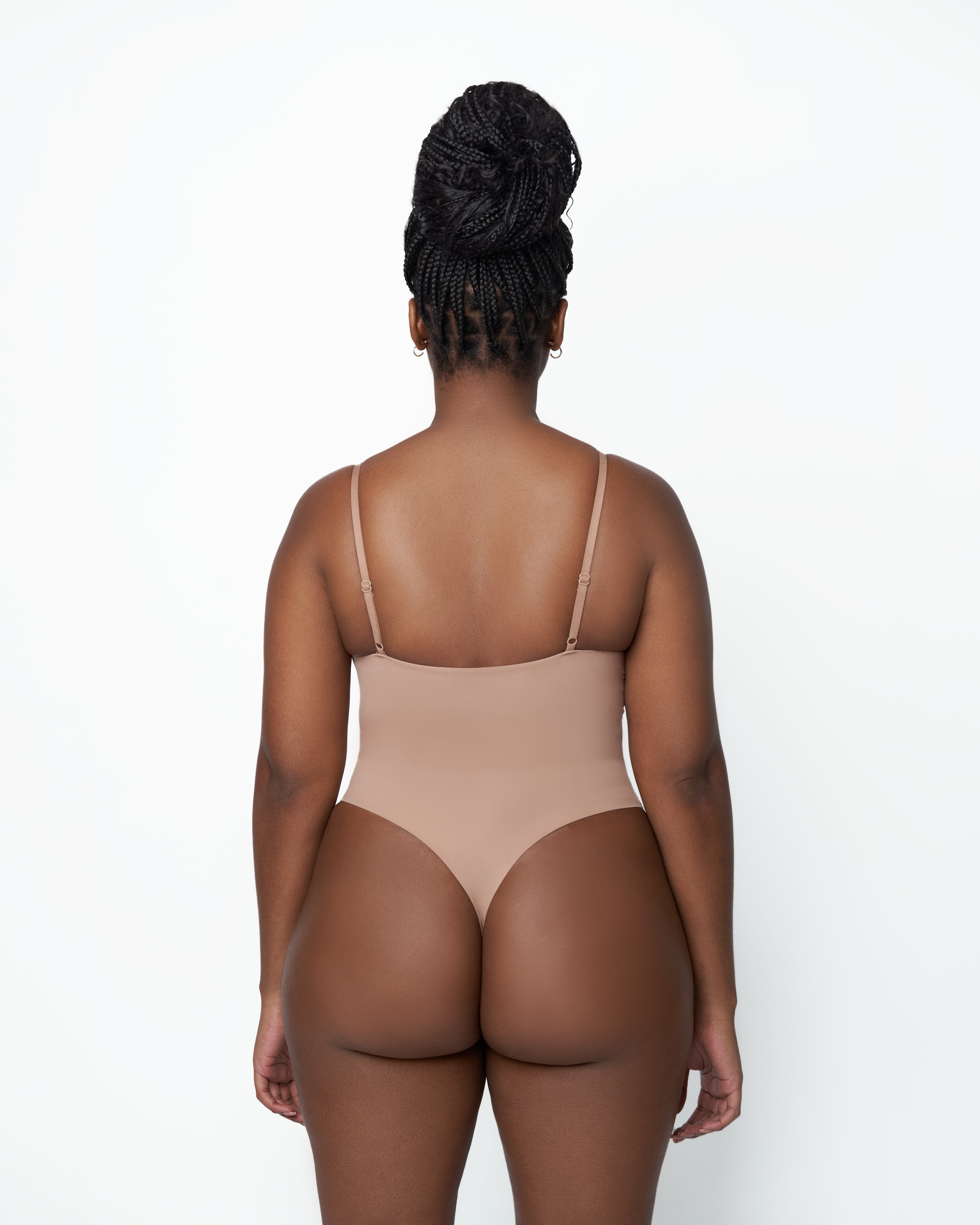 SKULPT Scoop Neck Cami Bodysuit – waist cinching cami bodysuit, view 2