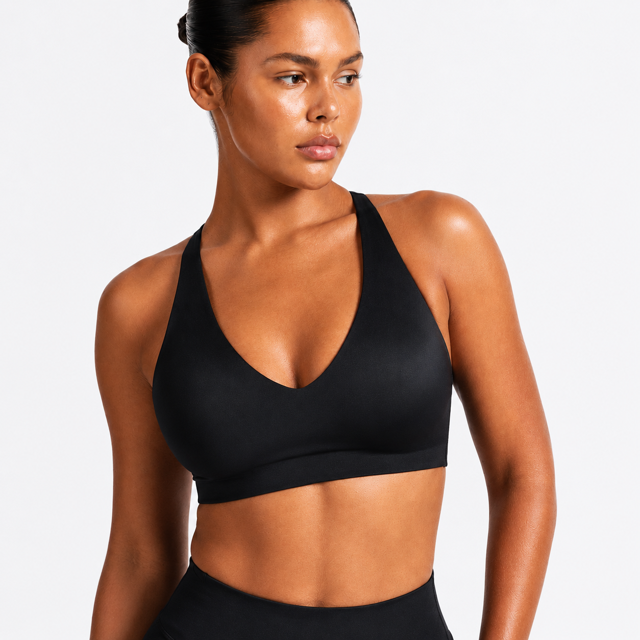 SKULPT Skyn V-Neck Bra – V-neck sports bra, view 1