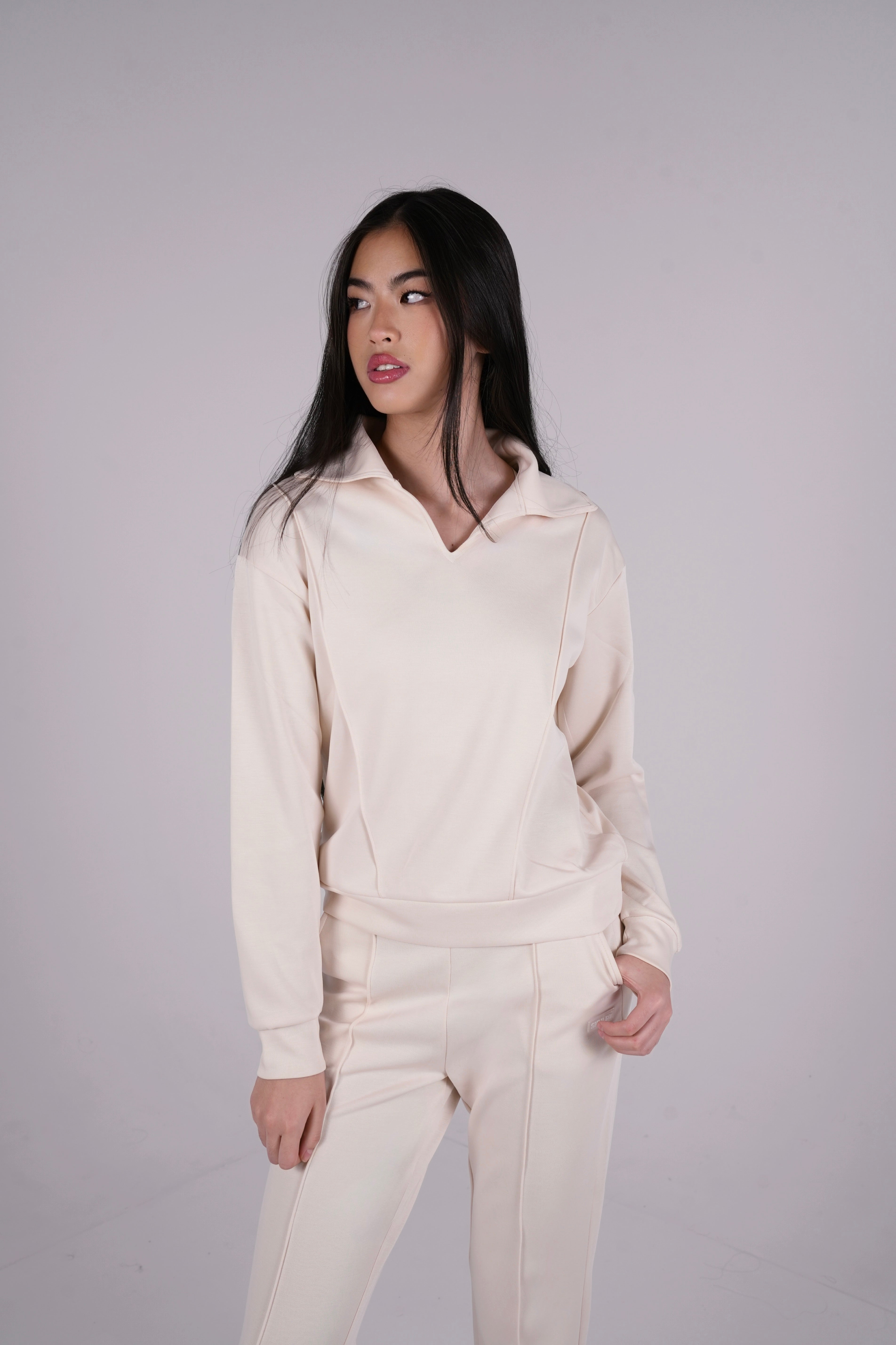 SKULPT Solace Sweatshirt in Dune – butter-soft women's sweatshirt