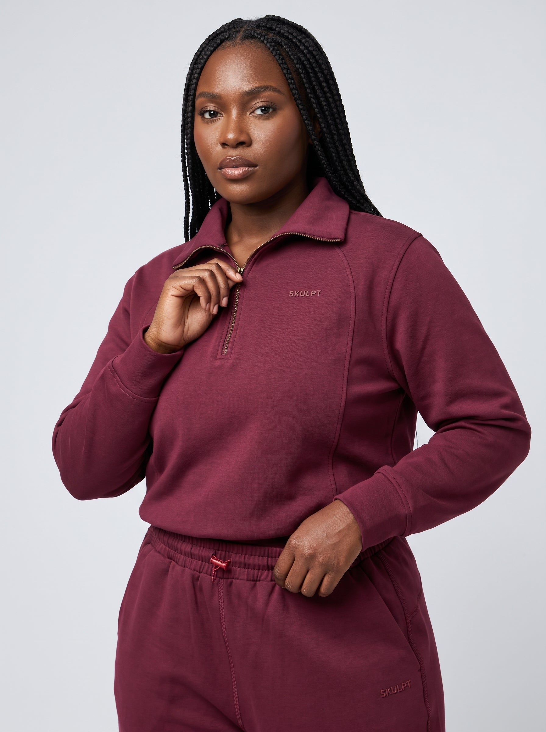 SKULPT Sway Sweatshirt – women's modal loungewear sweatshirt, view 8