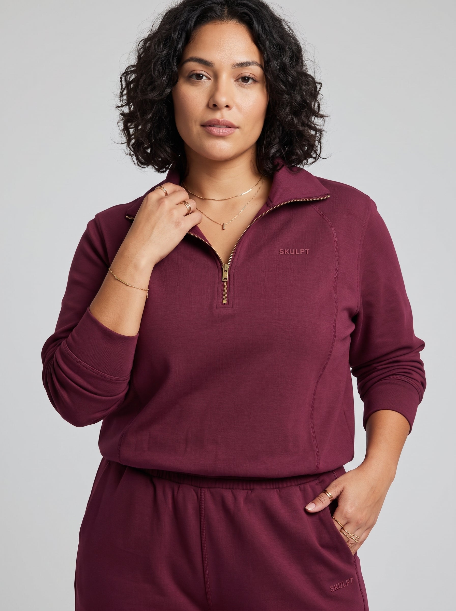 SKULPT Sway Sweatshirt – women's modal loungewear sweatshirt, view 9