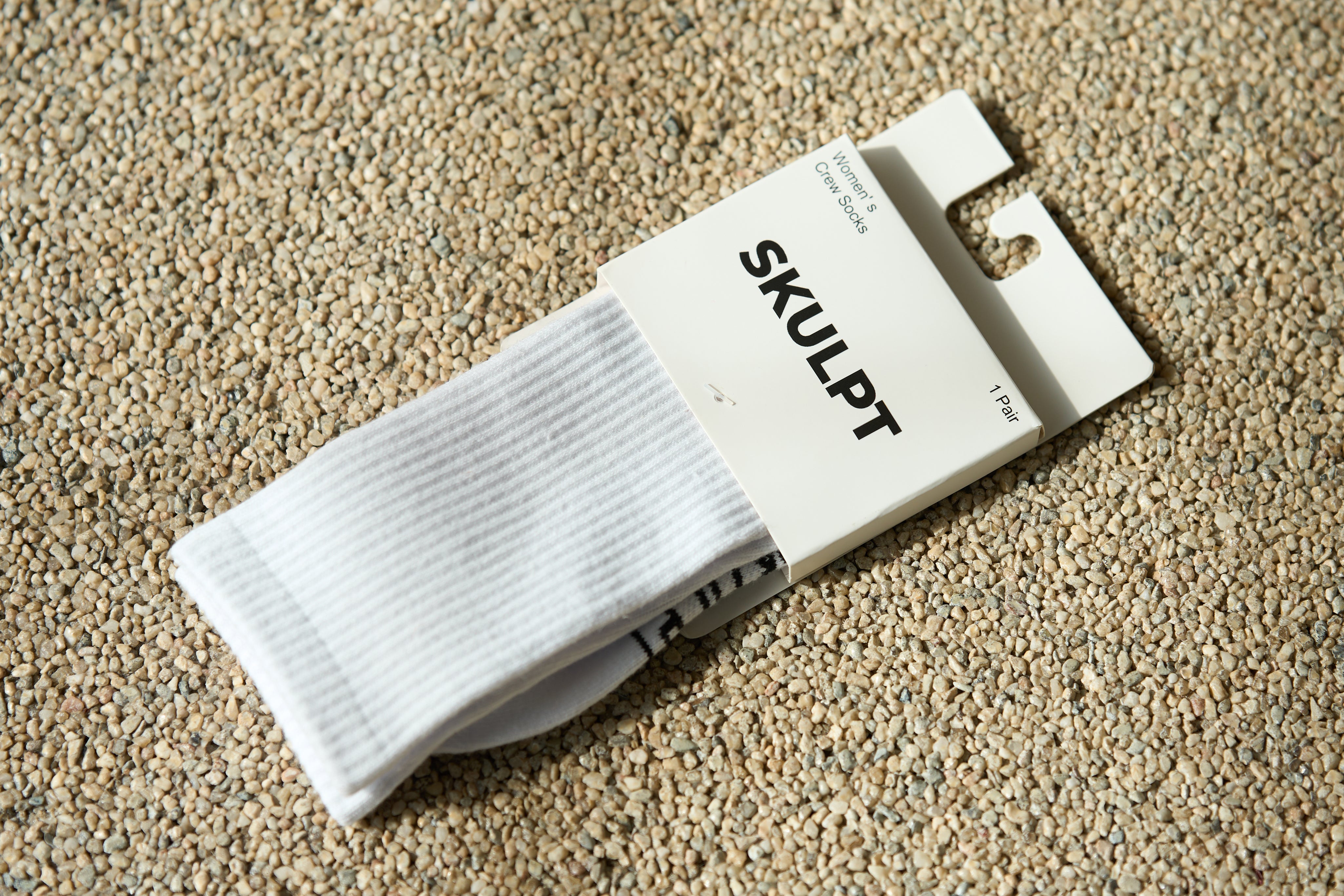 SKULPT White Crew Socks – cotton crew socks