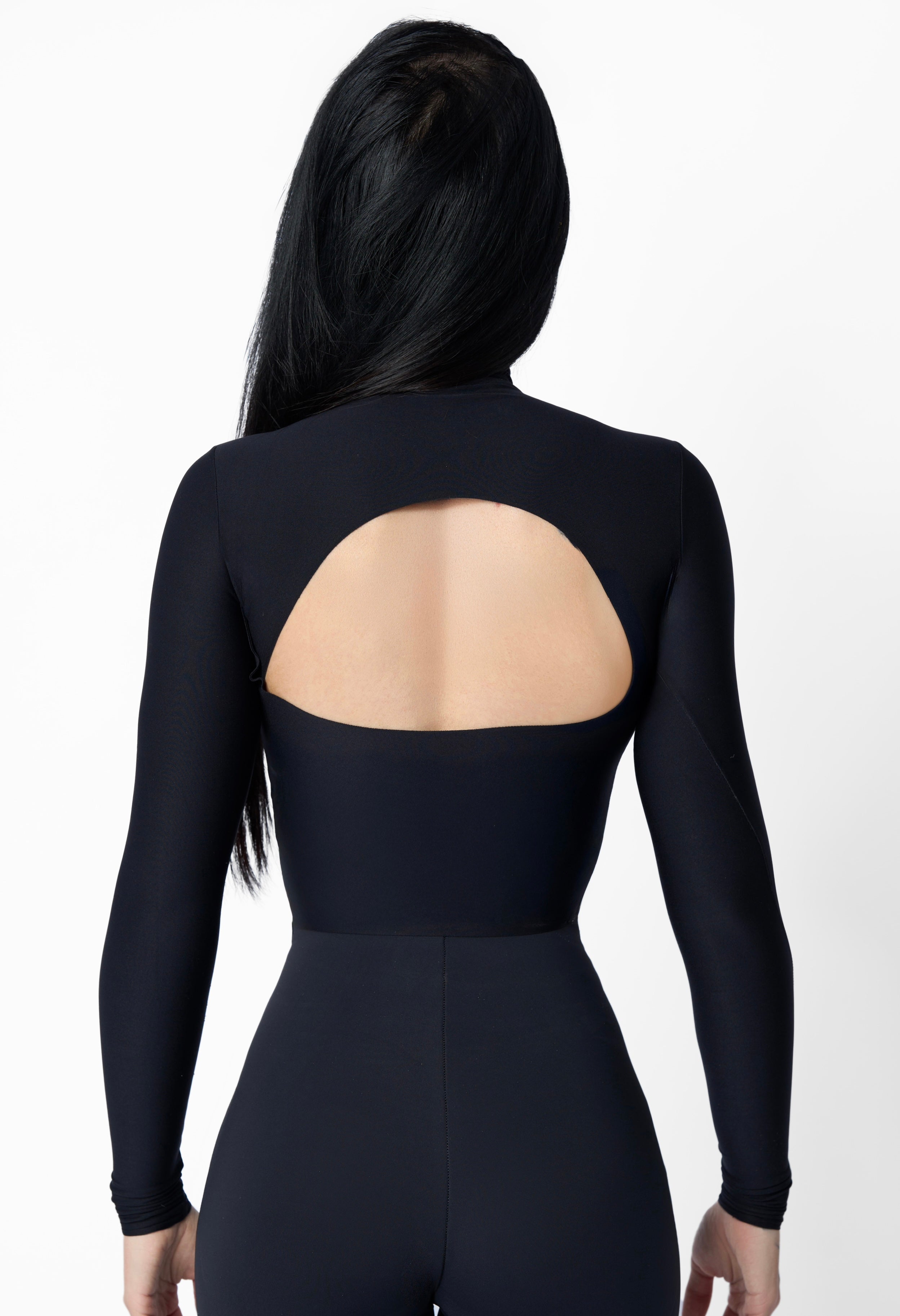 SKULPT Zuralux Long Sleeve Top – breathable long sleeve activewear top, view 3